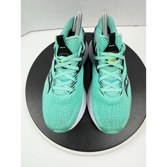 Saucony Axon 2 Cool Mint Acid Green Power Womens Sz 6.5 Running Shoes S10732-26 - Picture 3 of 12